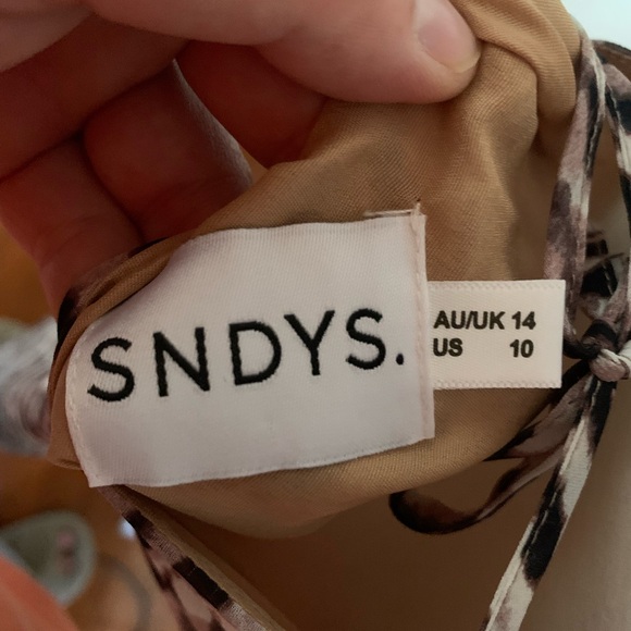 Zebra Print Midi Cocktail Dress - Picture 6 of 6